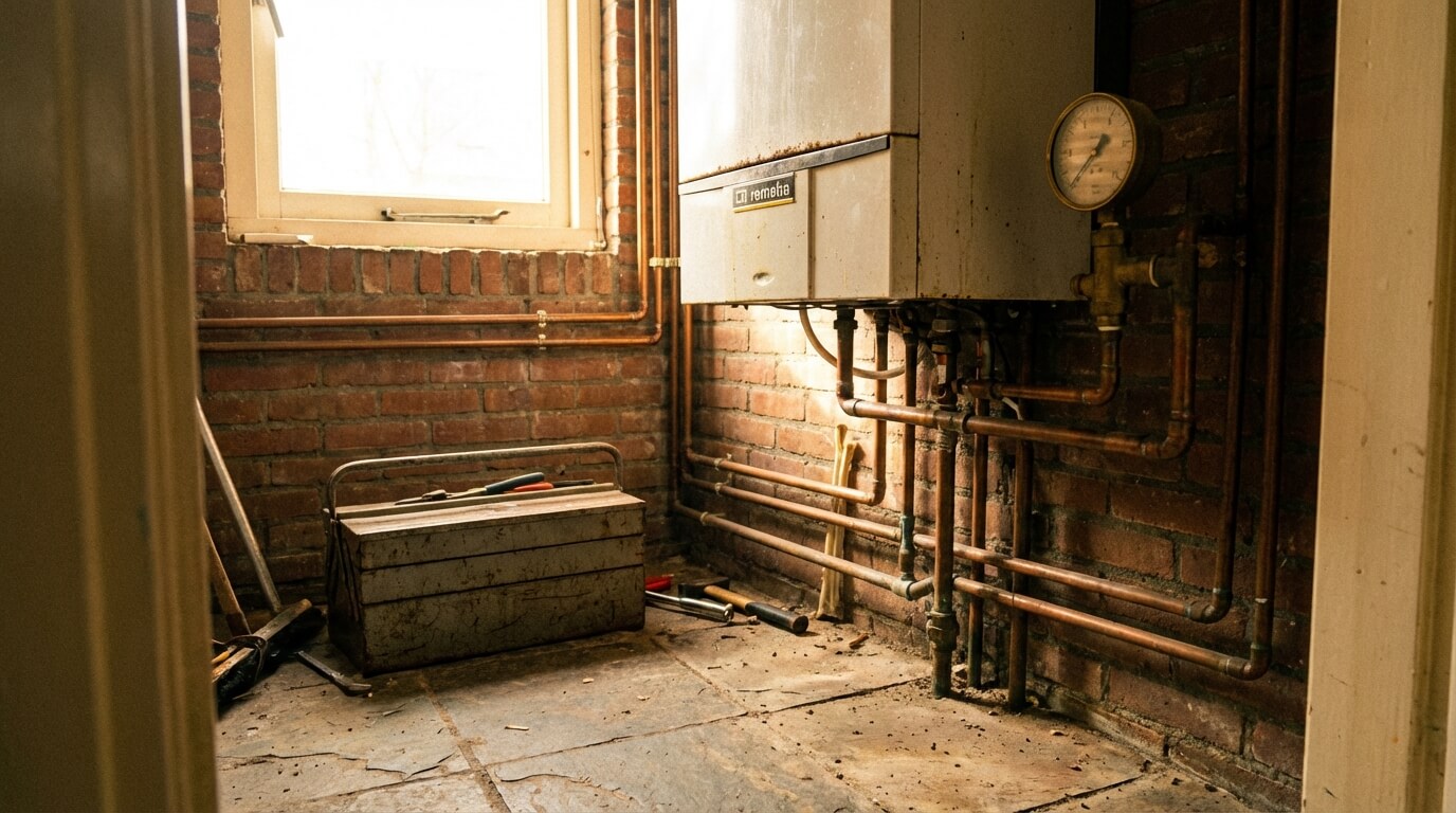 Warmtepomp installatie in woning